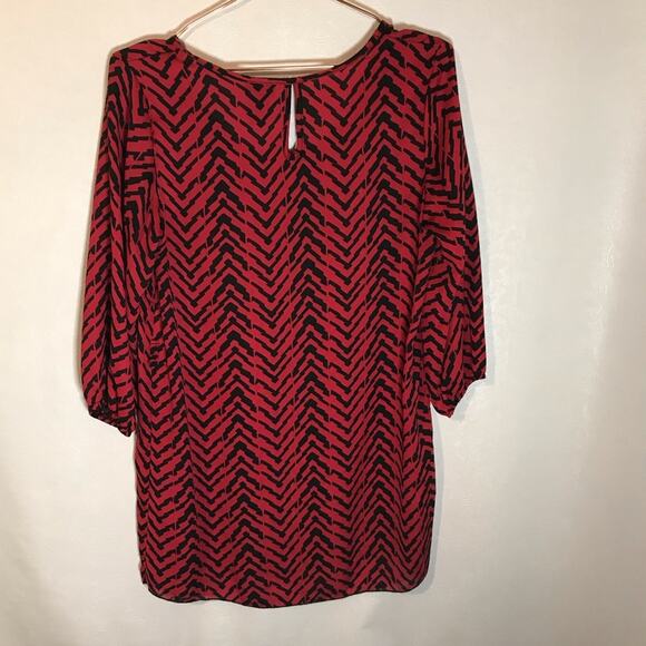 Rue 21 zebra black and red dress/tunic size medium - Picture 2 of 5